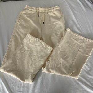 Cream Sweatpants
